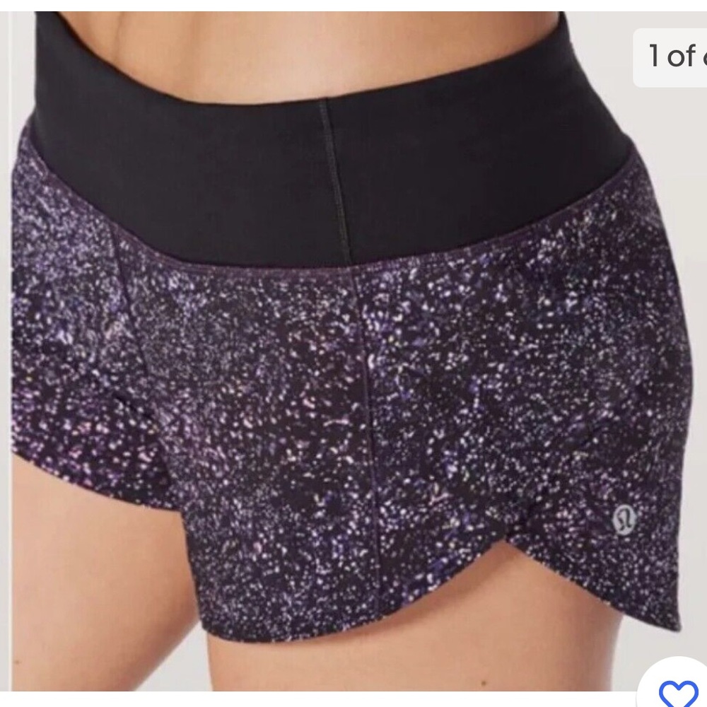 Lululemon Speed Up Lined Shorts Size 8 Regular